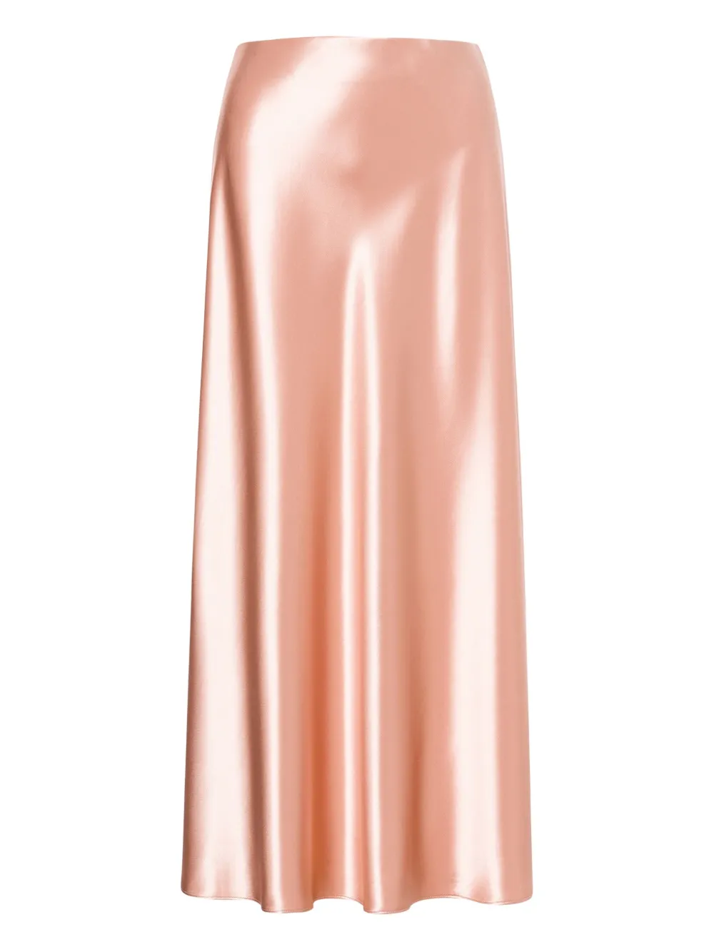 Alberta Ferretti Satijnen midi-rok Roze