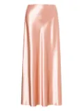 Alberta Ferretti satin midi skirt - Pink