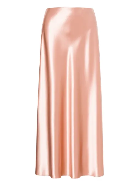 Alberta Ferretti satin midi skirt