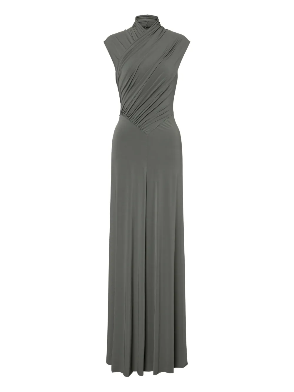 Alberta Ferretti Stretch maxi-jurk Grijs