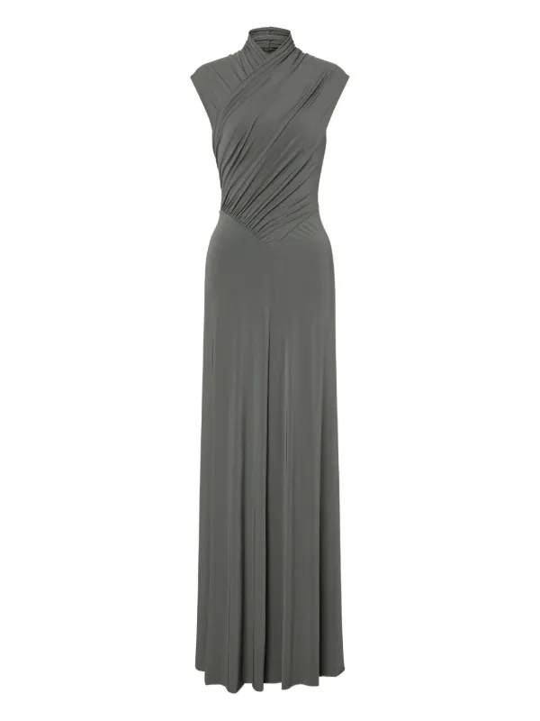 Alberta Ferretti Stretch Long Dress - Grey Alberta Ferretti Stretch Long Dress - Grey
