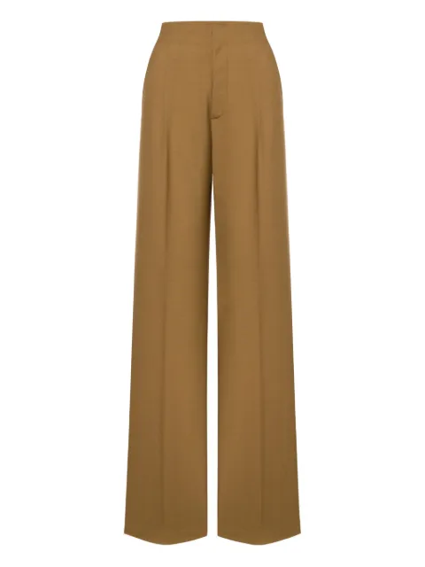 Alberta Ferretti Pantaloni a vita alta con pieghe