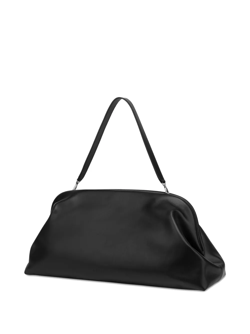 Alberta Ferretti Satijnen clutch Zwart