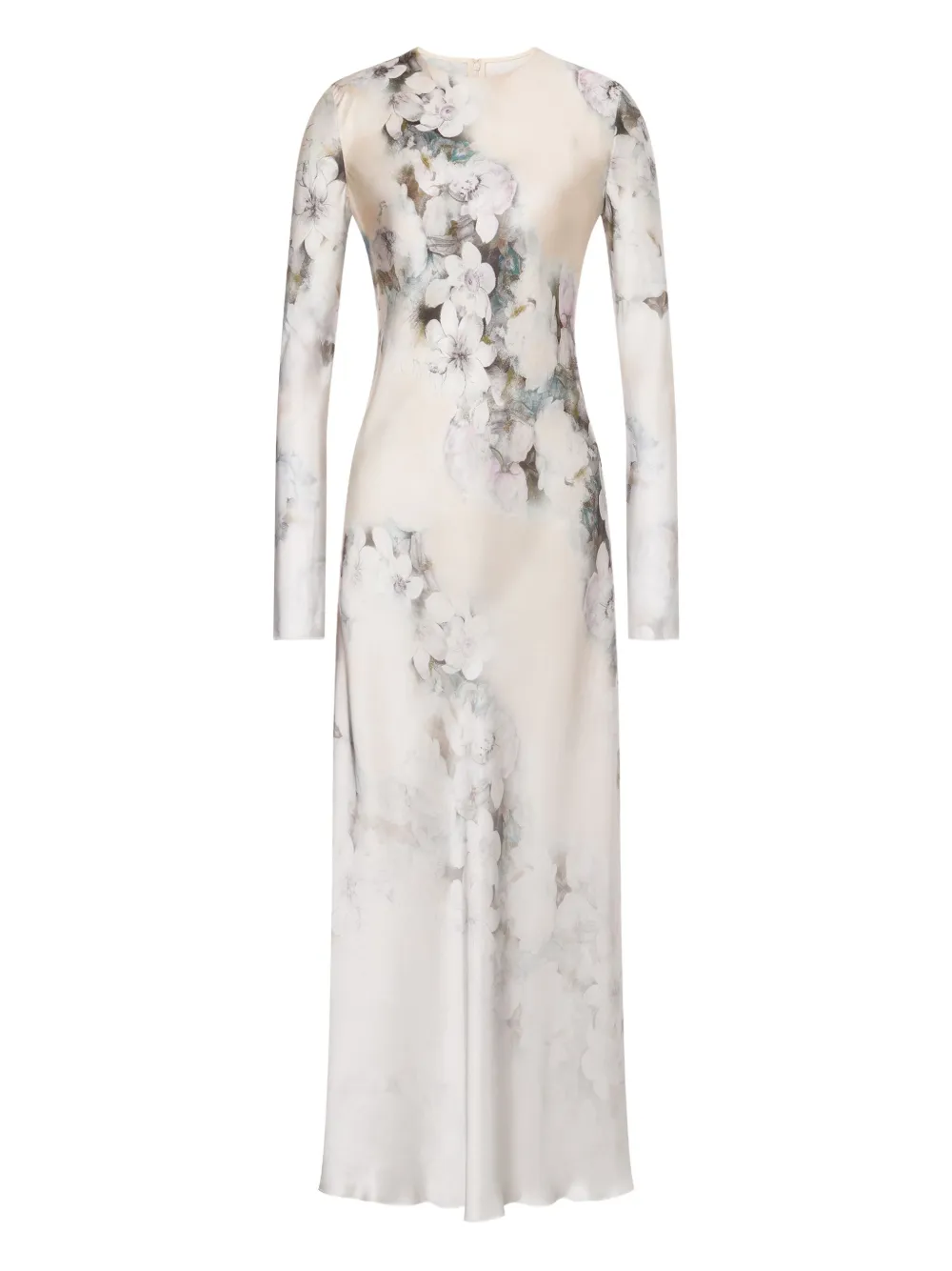 Alberta Ferretti floral-print dress Wit