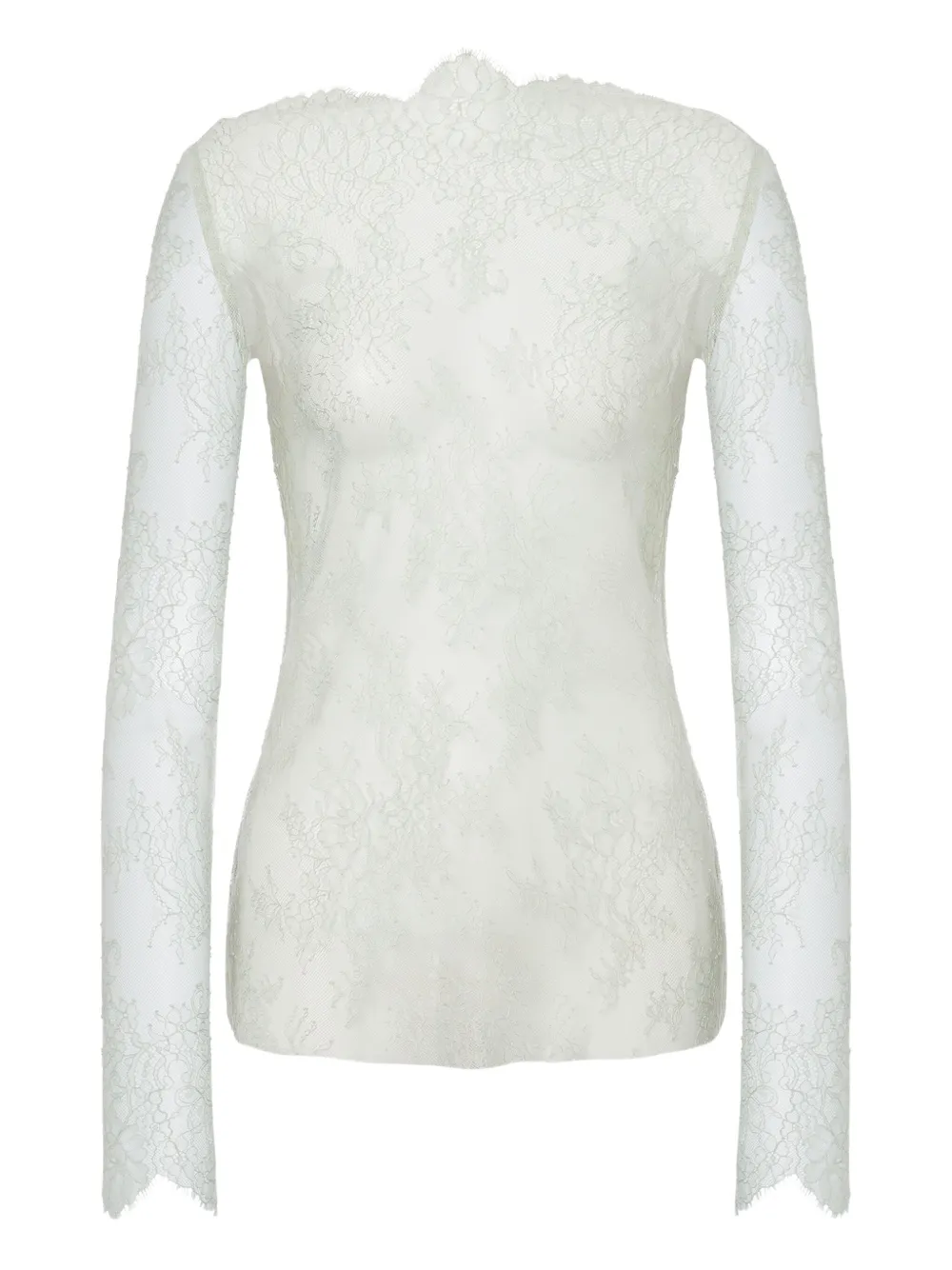 Alberta Ferretti Top van kant Grijs