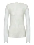 Alberta Ferretti lace top - Grey