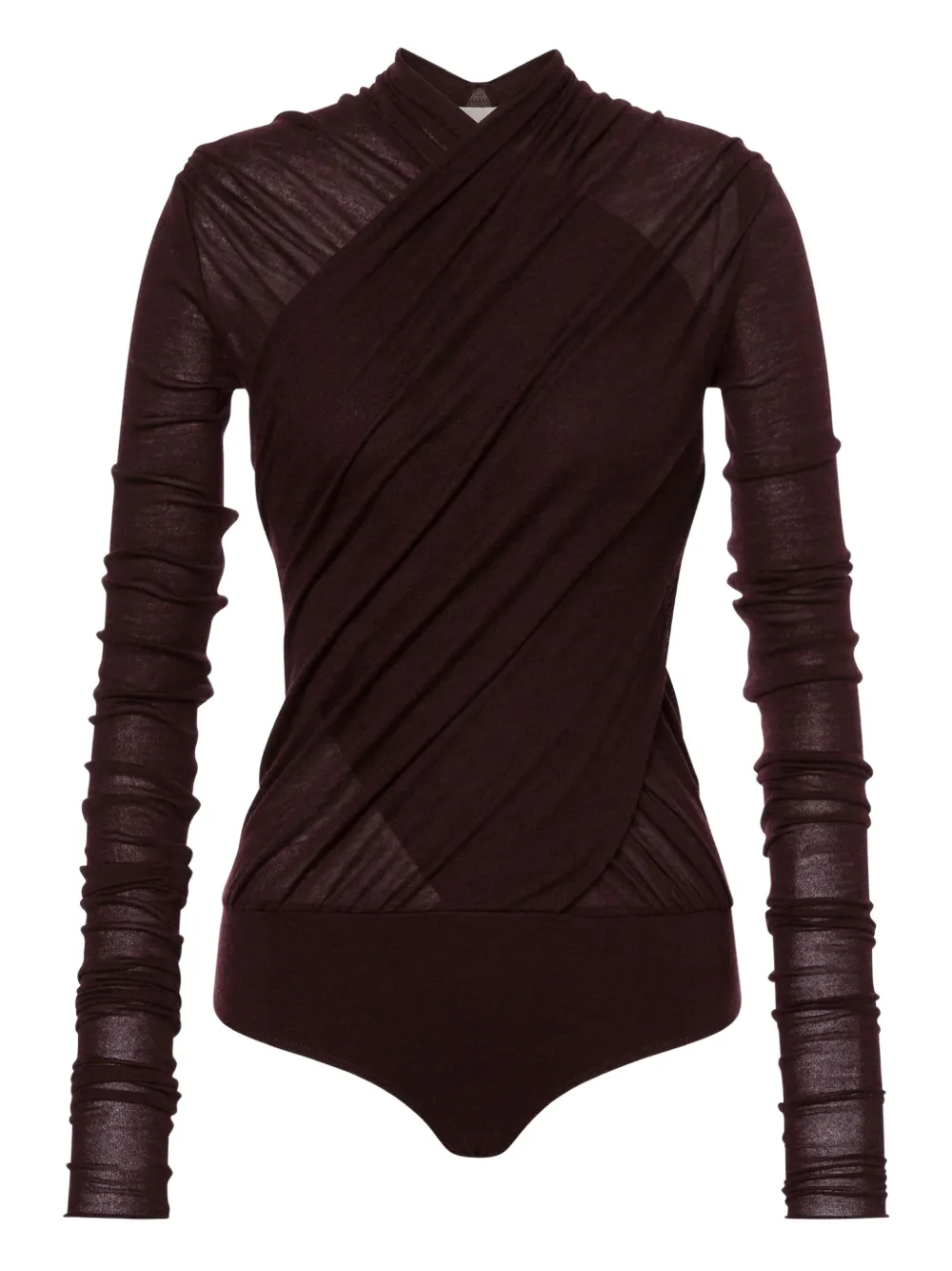 Alberta Ferretti Romper van scheerwol Rood