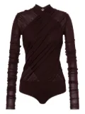 Alberta Ferretti virgin-wool body - Red