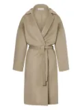 Alberta Ferretti belted coat - Neutrals