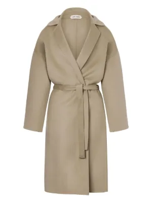 【A FERRETTI】ウールフェルト コート Alberta Ferretti フェルトコート | ブラック | FARFETCH JP