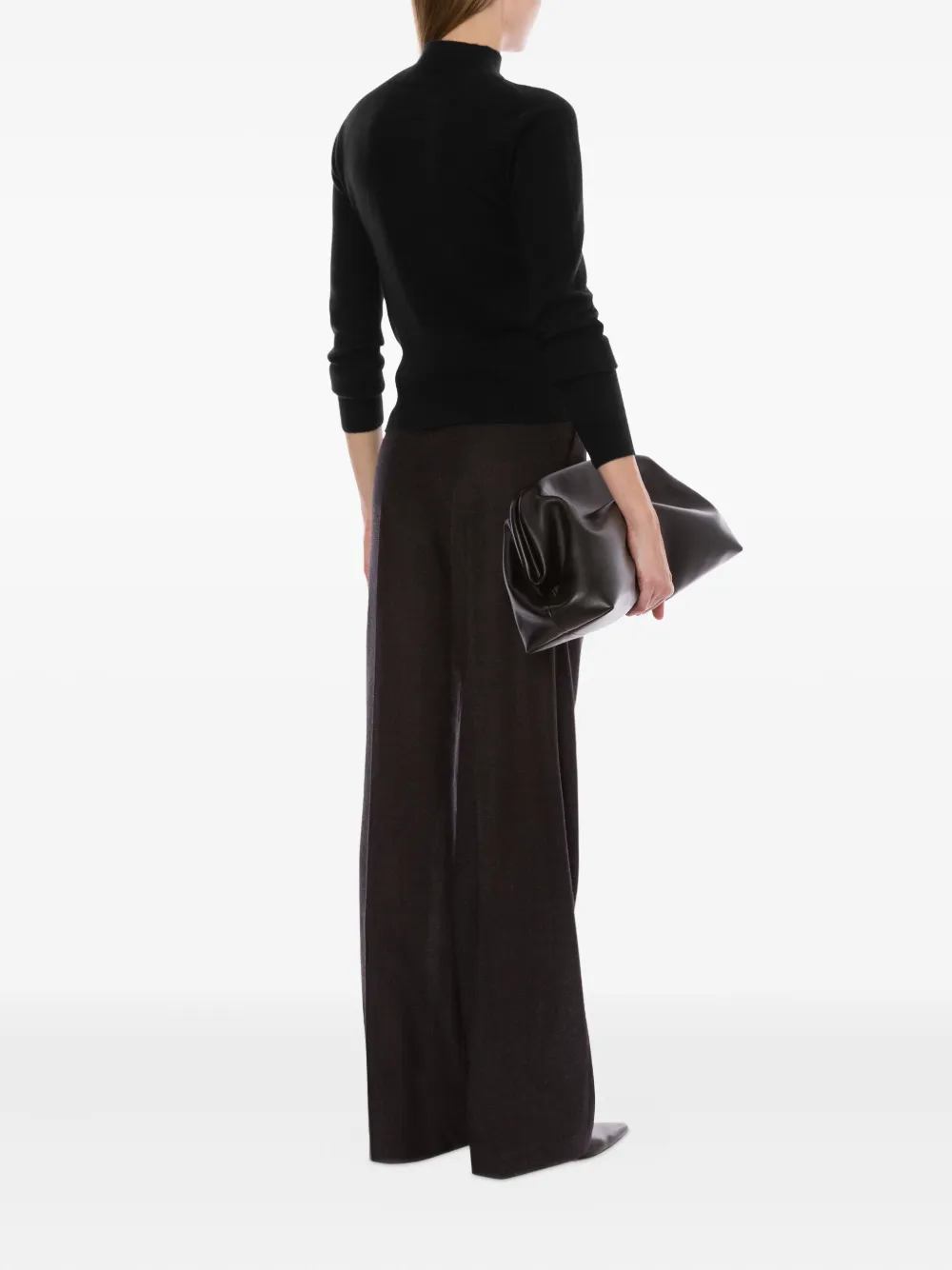 Alberta Ferretti cashmere sweater Zwart