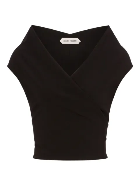 Alberta Ferretti wool-blend top