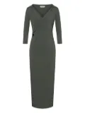 Alberta Ferretti wool-blend dress - Grey