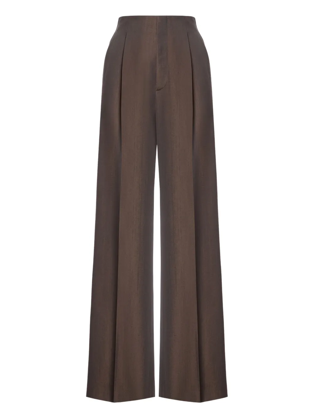 Alberta Ferretti Broek van wolblend Grijs