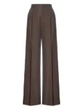 Alberta Ferretti wool-blend trousers - Grey