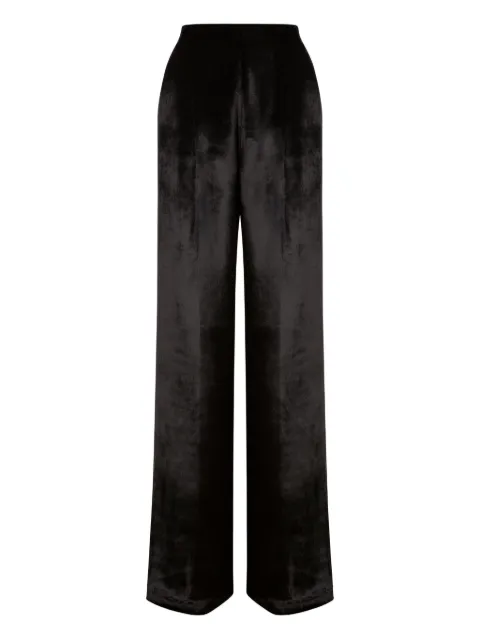 Alberta Ferretti satin high-waisted trousers