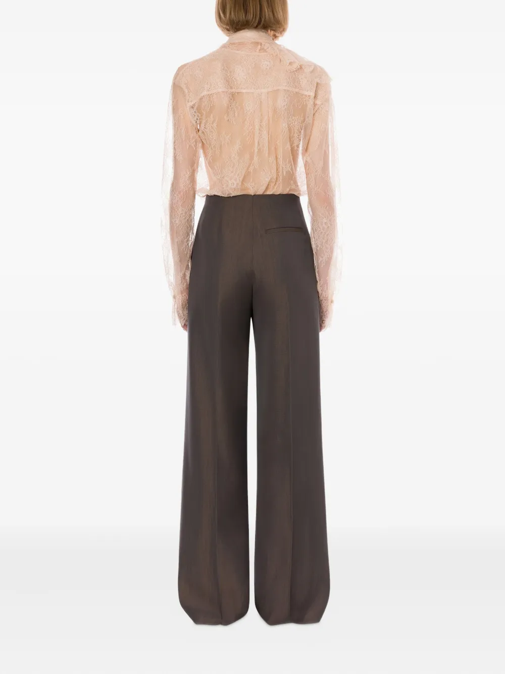Alberta Ferretti Shirt met ruches Roze