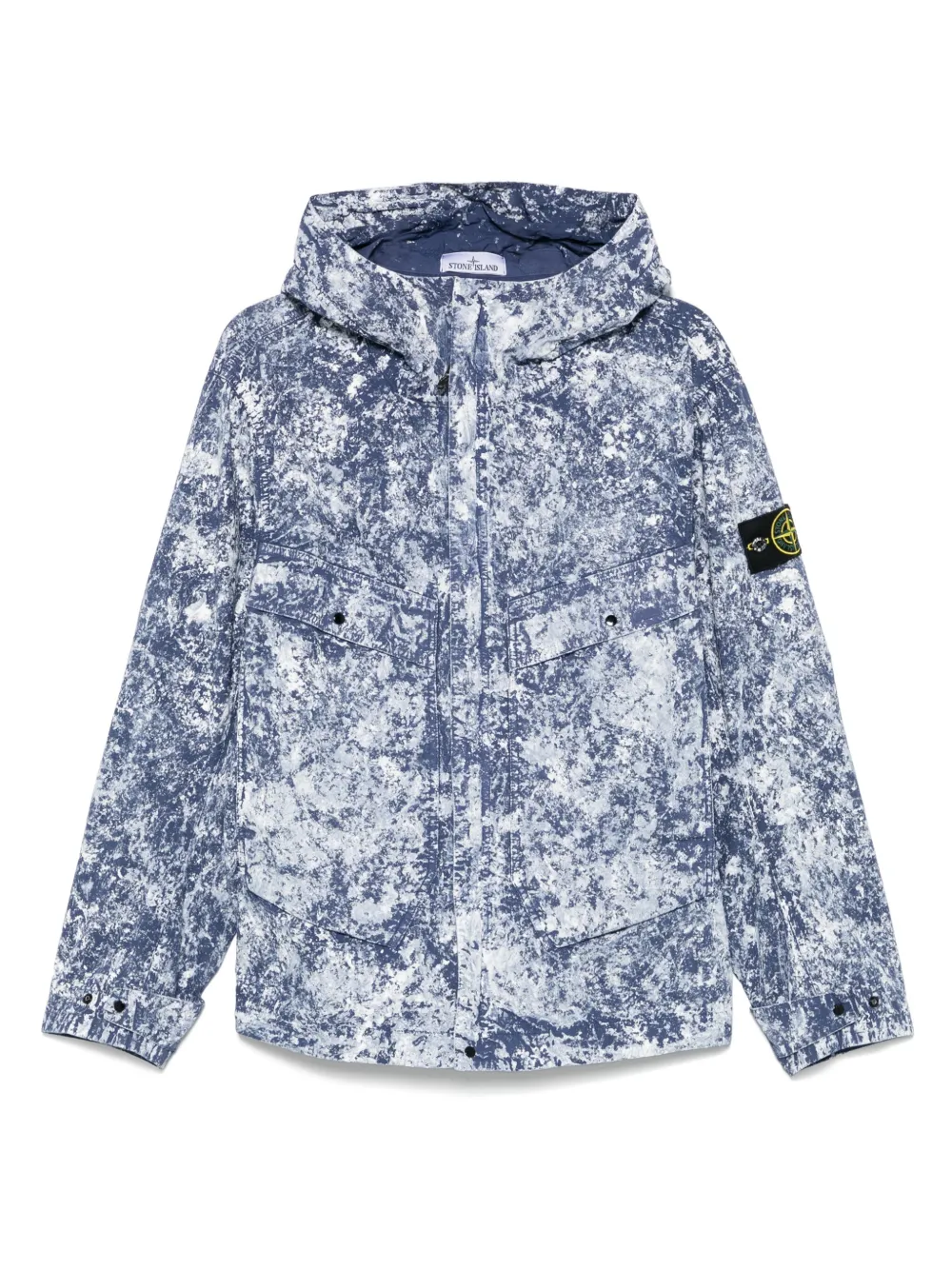 Stone Island Compass-motif jacket | Blue | Image 1