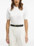 LUISA SPAGNOLI Continente polo shirt - White