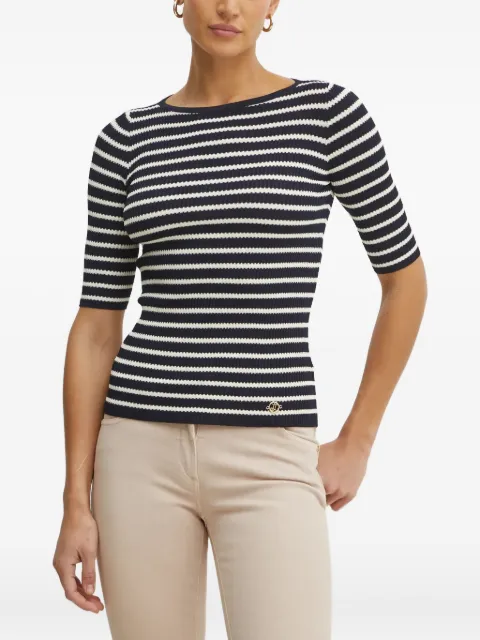 LUISA SPAGNOLI striped ribbed top