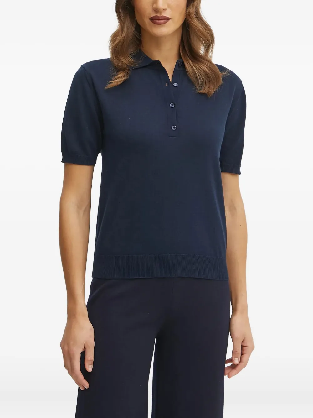 cotton polo top