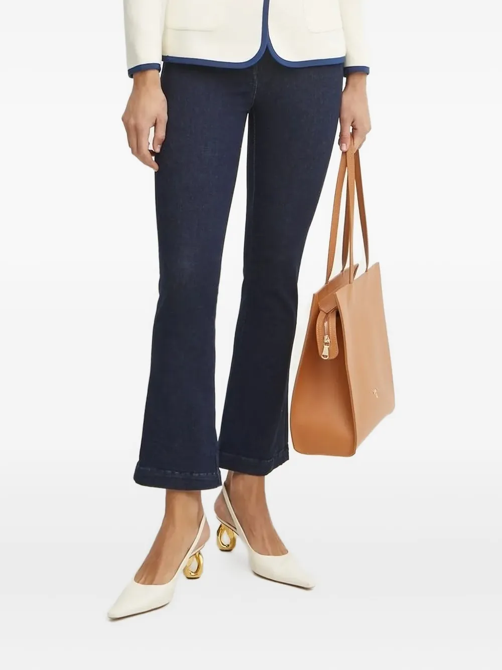 LUISA SPAGNOLI cuffed cropped jeans | Blue | Image 1