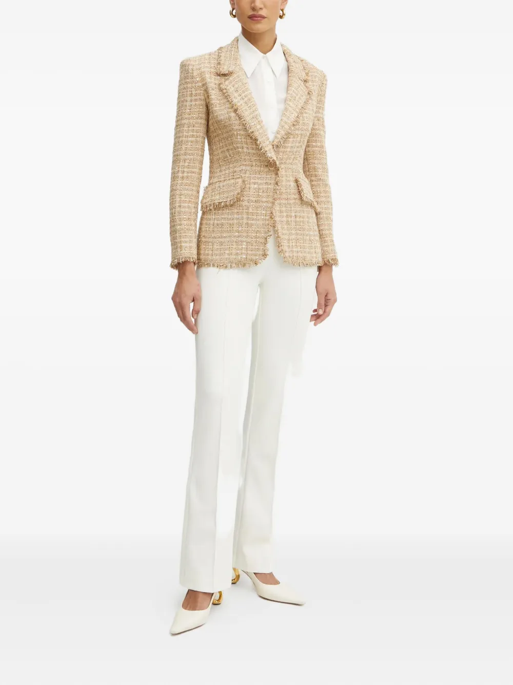 LUISA SPAGNOLI point-collar shirt - Wit