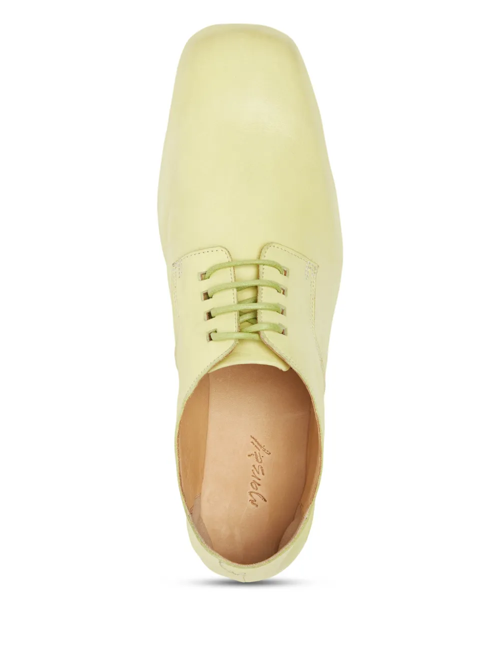 Marsèll Veterschoenen met vierkante neus Groen