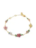 Kate Spade floral-charm bracelet - Gold