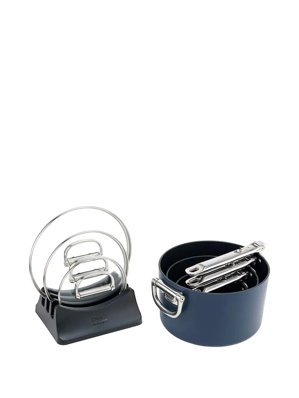 Joseph Joseph Saucepan Three-piece Set In Blue