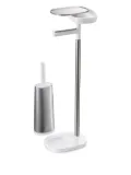 Joseph Joseph stainless-steel shelf toilet holder - Grey