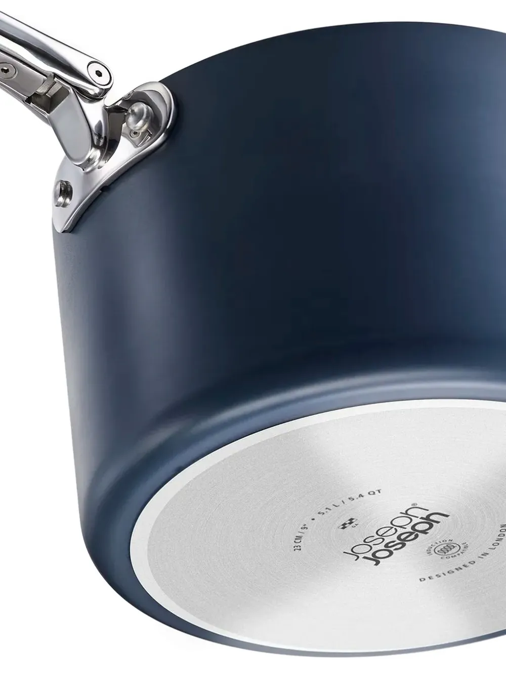 Joseph Joseph Space Non-stick Frying Pan In Black