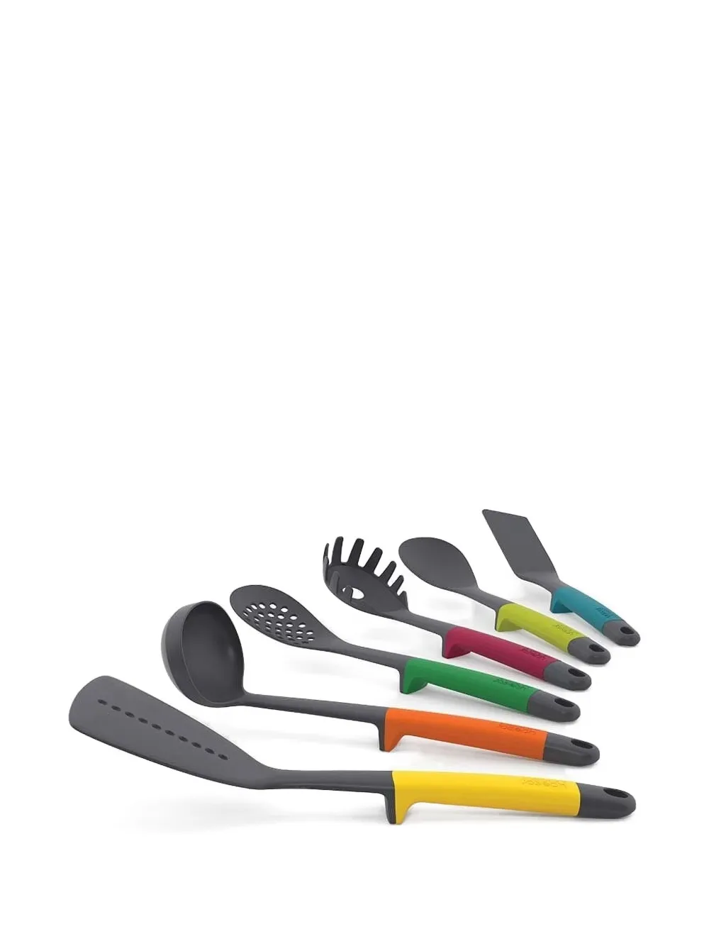 Joseph Joseph multicoloured handle-utensil set | Grey | Image 1