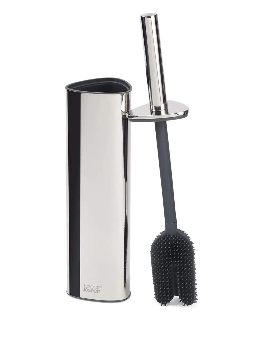 Joseph Joseph Flex 360 Luxe Toilet Brush In Silver