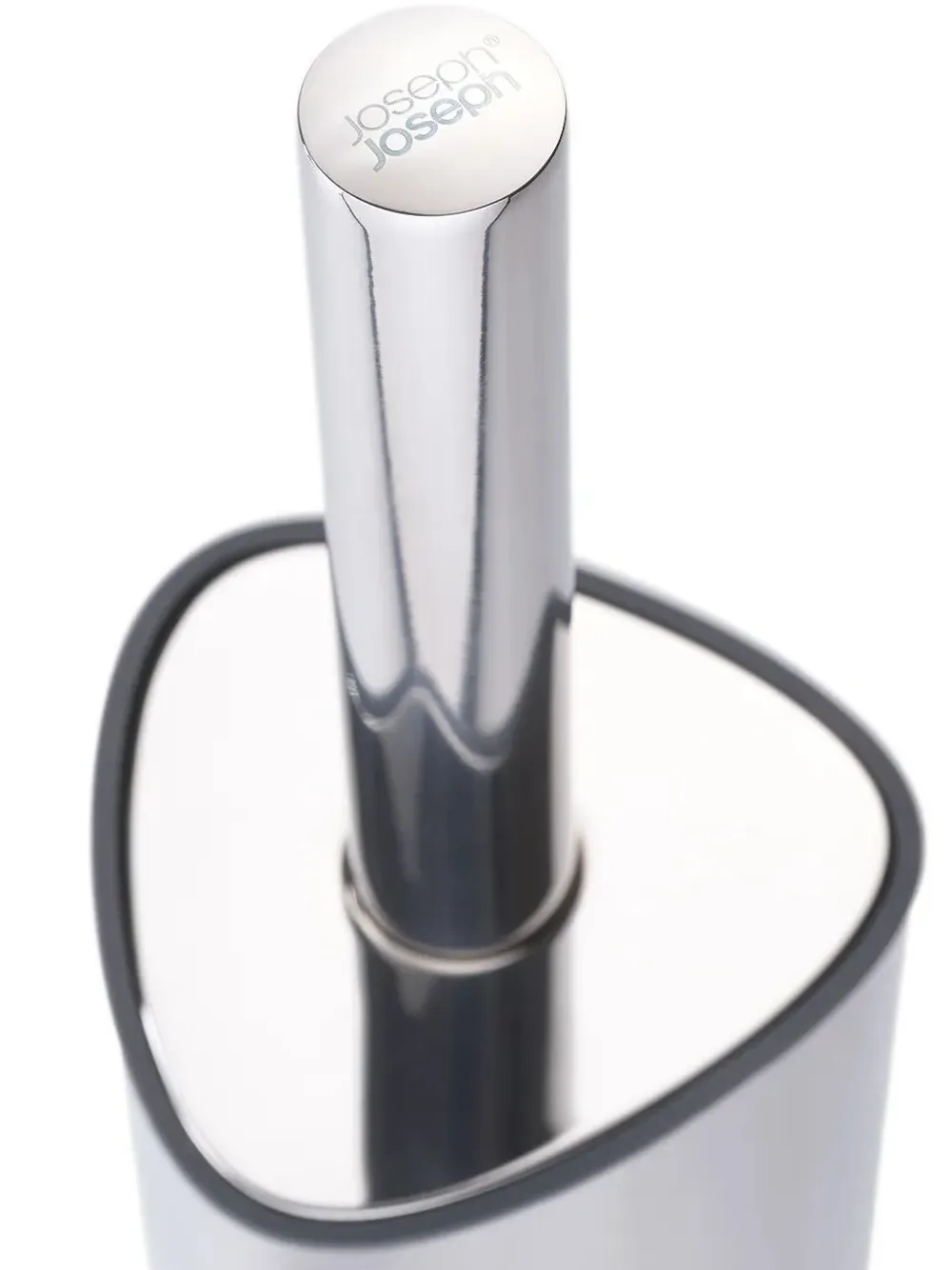 Joseph Joseph Flex 360 Luxe Toilet Brush In Silver
