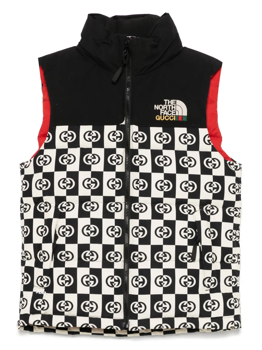 Pre-owned Gucci 2020s X The North Face Interlocking-g Gilet