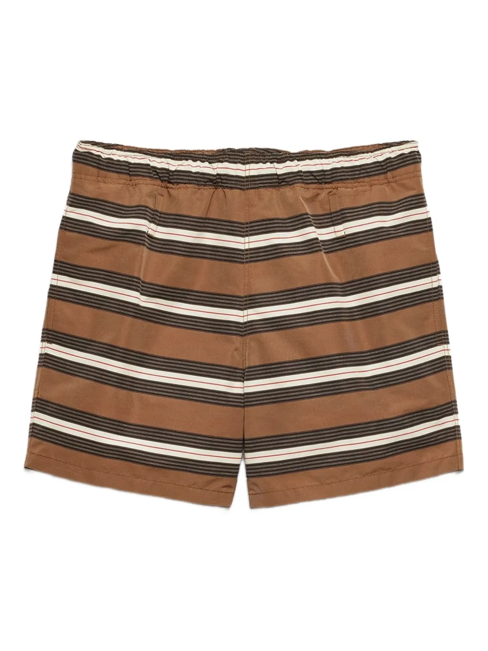 Prada striped swim trunks | Brown | Image 1