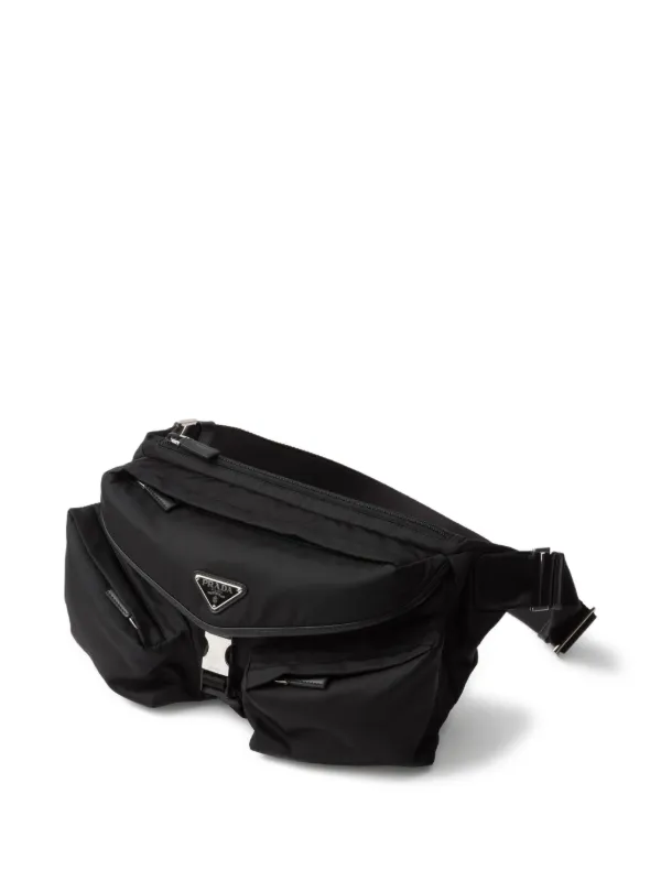 Prada Re-Nylon マルチポケット ベルトバッグ | ブラック | FARFETCH JP