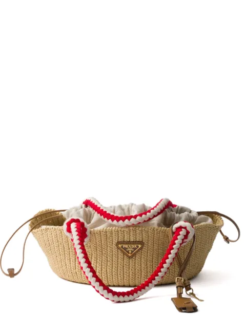 Prada crochet bucket bag