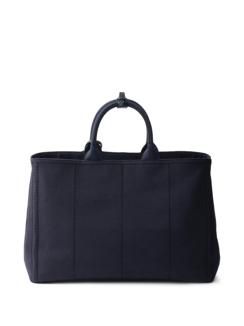 Prada Shopper met logo-reliëf Blauw