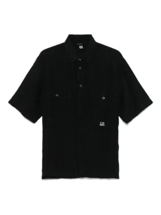 CP COMPANYリネンシャツ C.P. COMPANY | リネンシャツ ネイビー メンズ | YOOX