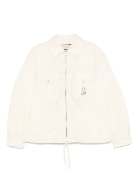 Gucci Pre-Owned 2020s cat-embroidery jacket