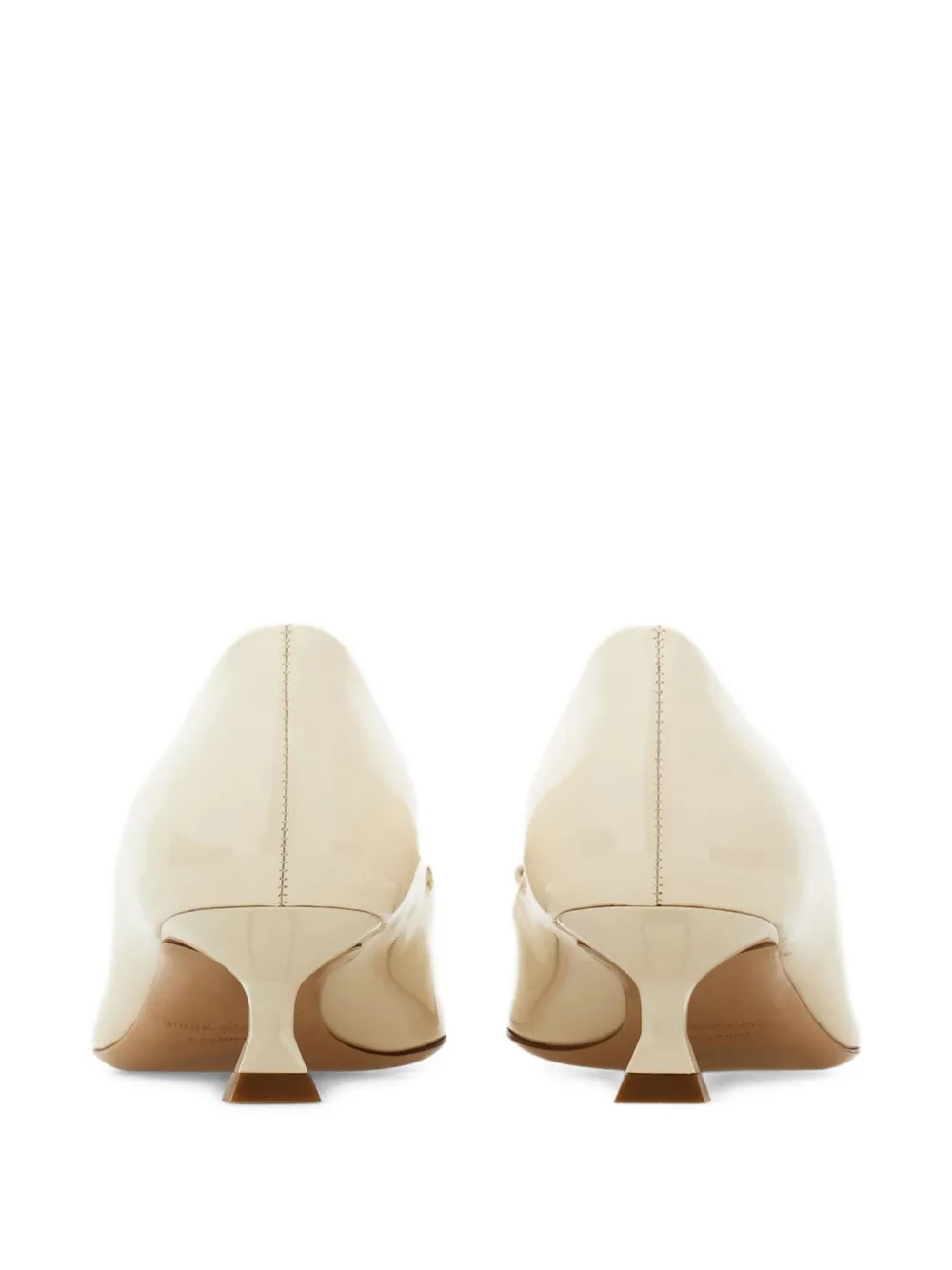 Ferragamo New Vara pumps met gespdetail Beige