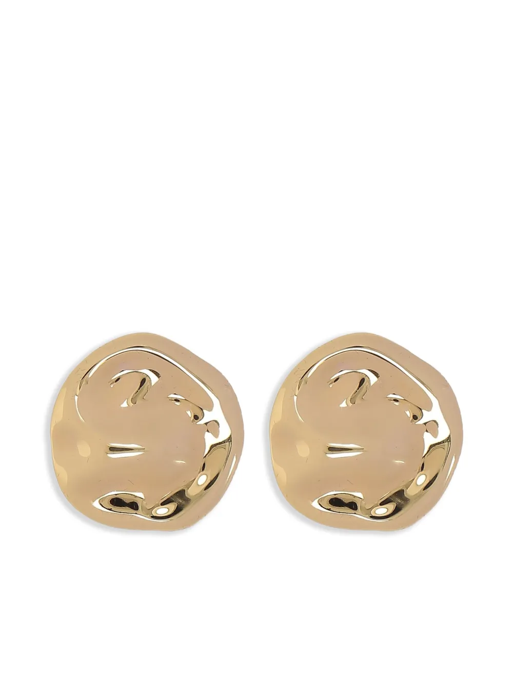 Federica Tosi sculptural stud earrings | Gold | Image 1