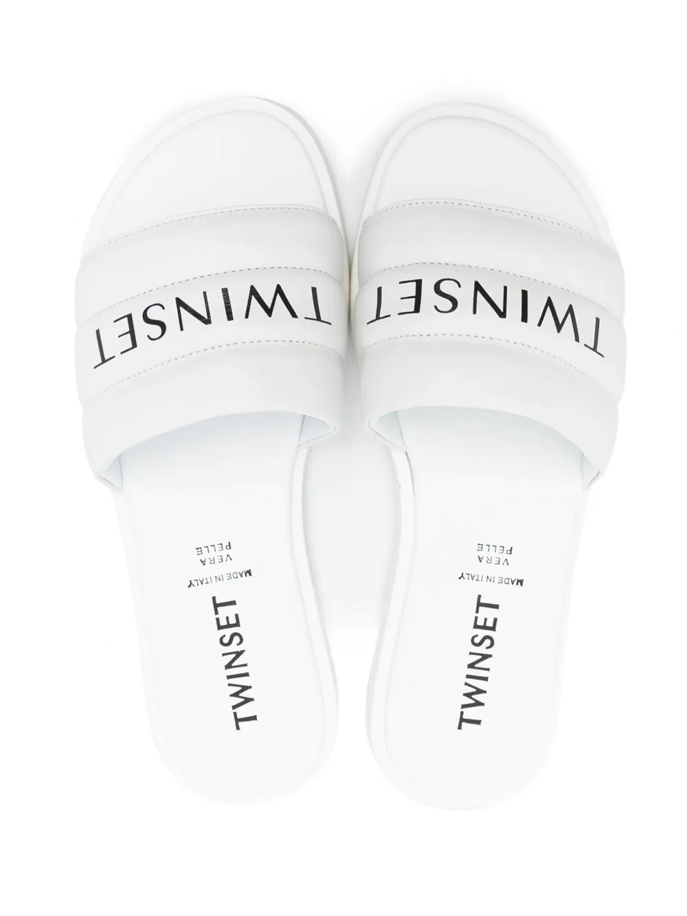 TWINSET Kids Sandalen aus Leder | Flip-Flops | Image 3