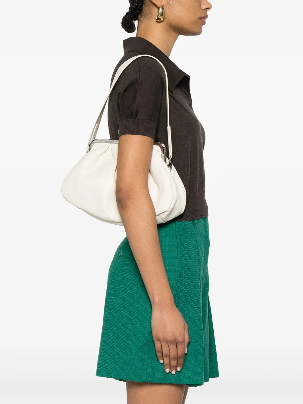 Weekend Max Mara Pasticcino medium clutch - Wit