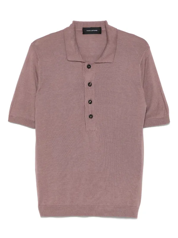 Tagliatore Wiley Polo Shirt in Purple