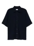 Universal Works checkerboard-knit shirt - Blue