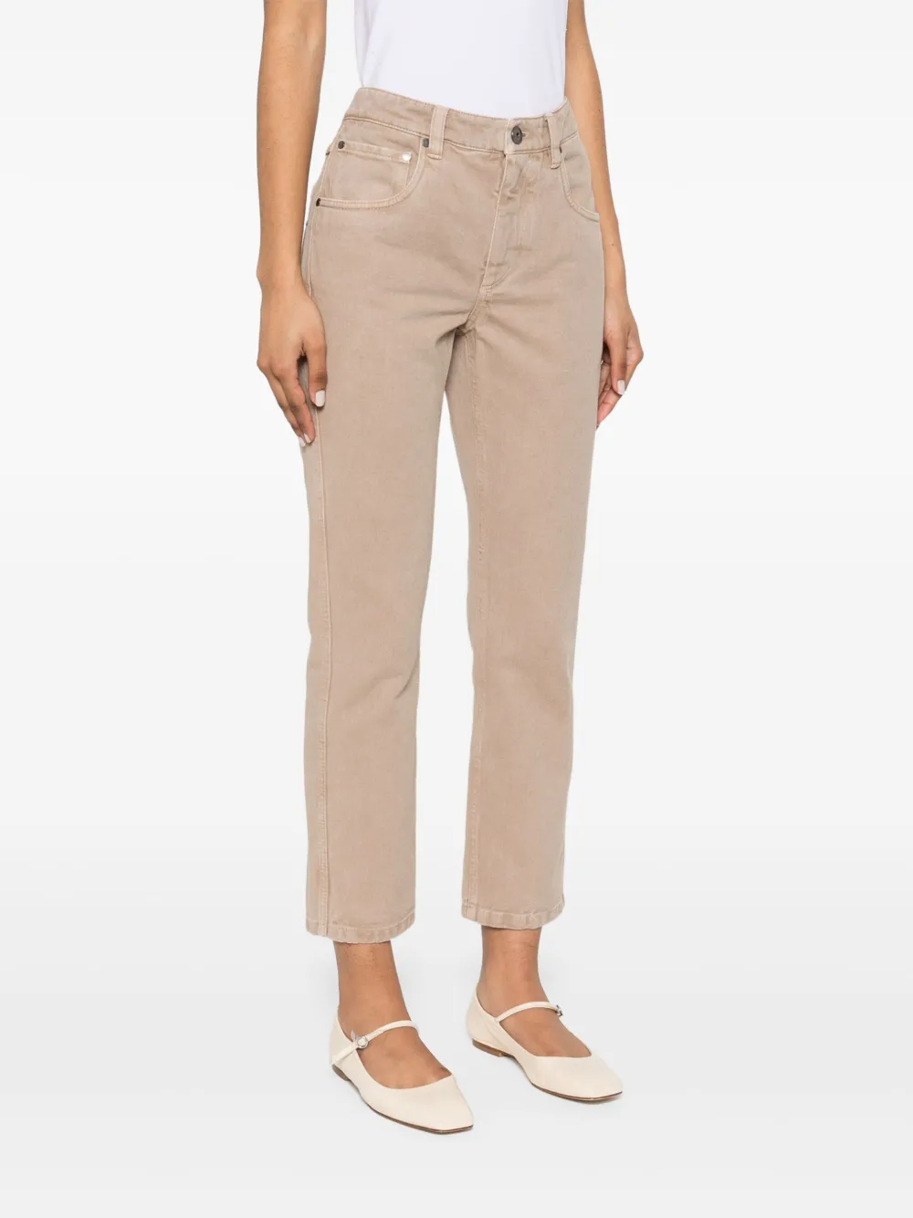 Brunello Cucinelli Katoenen jeans Beige