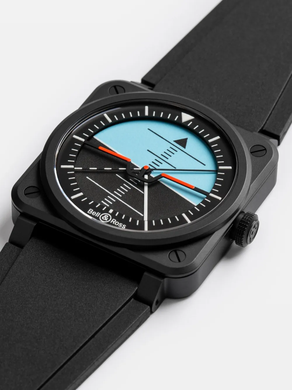 Shop Bell & Ross Br-03 Horizon 41mm In Blue